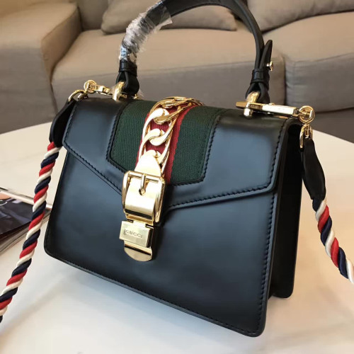G*u*i-sylvie-replica-bag-black