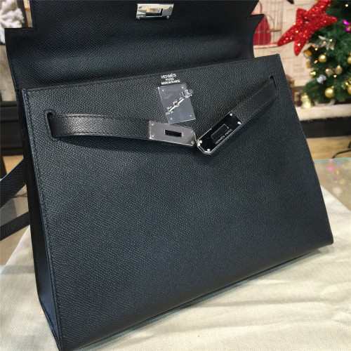 H**mes-kelly-replica-bag-black-5