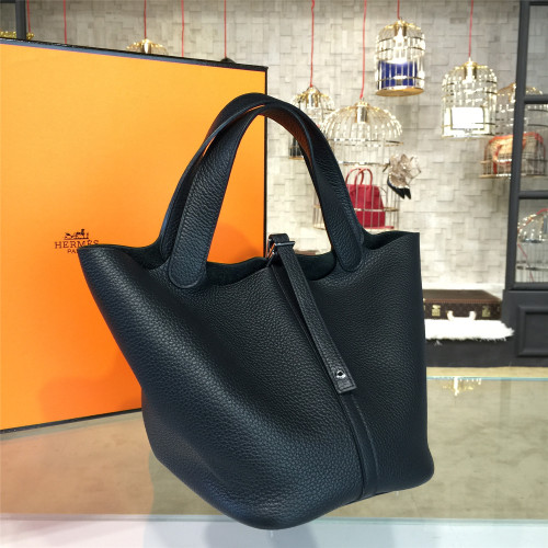 H**mes-picotin-lock-replica-bag-black-2